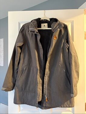 Burton Gray Hooded Drift 2L Jacket